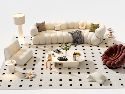 Cream style sofa