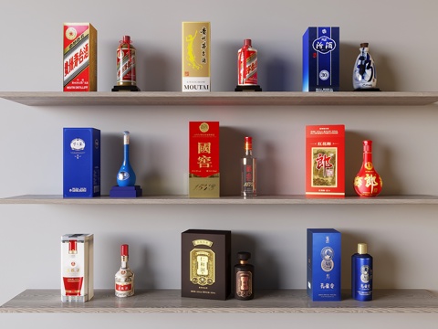 Liquor bottle liquor Maotai Wuliangye Mengzhilan Fenjiu Langjiu