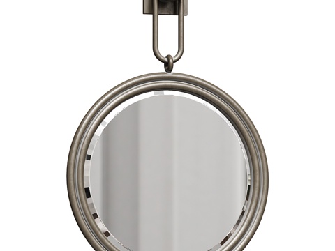 Modern round hanging mirror mirror