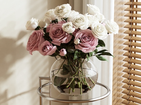 rose flower vase flower arrangement