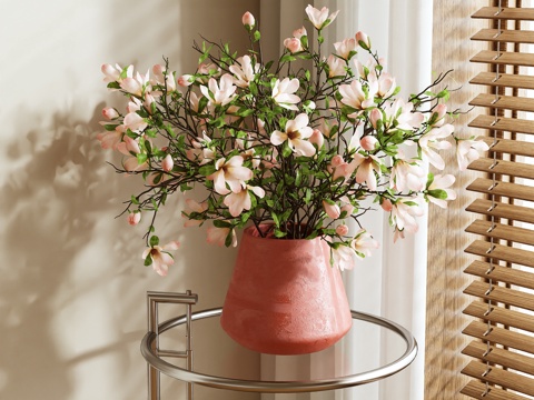 Vase floral arrangement