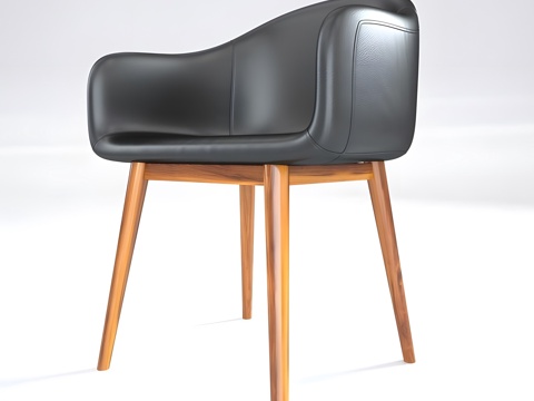 Modern Leather Chair Dining Chair