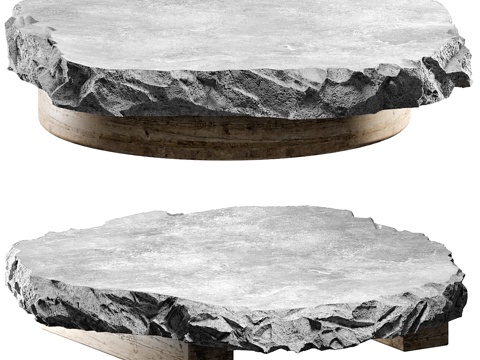 Rock coffee table