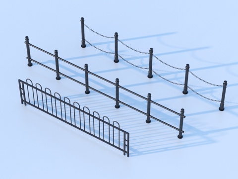 Guardrail railing fence wrought iron fence