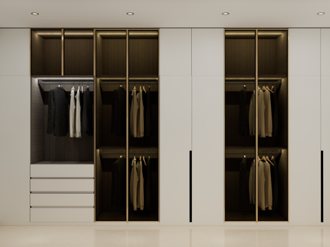 Modern wardrobe