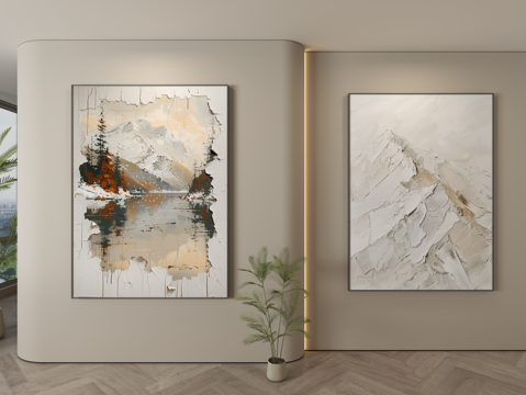 Modern Texture Painting Decorative Painting