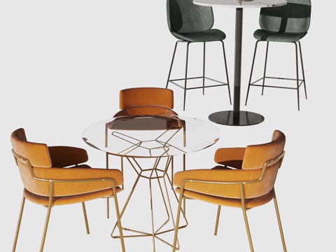 Modern leisure tables and chairs