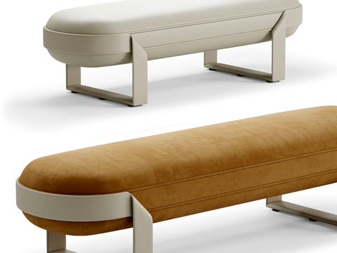 Modern footrest bed end stool