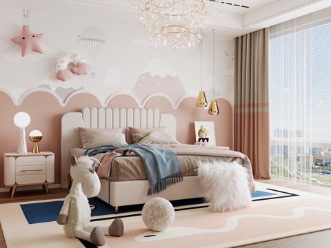 Modern kids Bedroom Girls Room