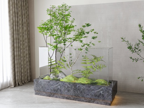 Modern Green Plant Landscape