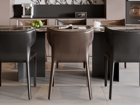 Italian Dining Table and Chair