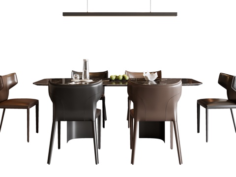 Italian Dining Table and Chair