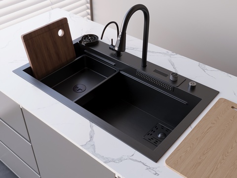 Sink washing basin cutting board