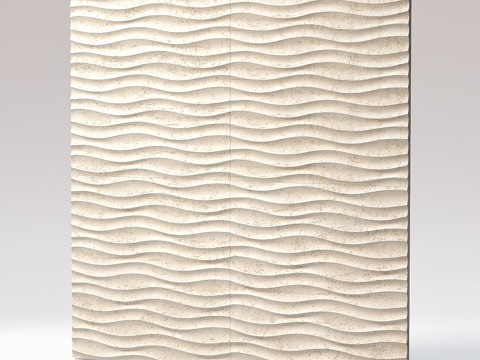 Wavy Panel Wavy Wall Panel Modeling Wall Panel