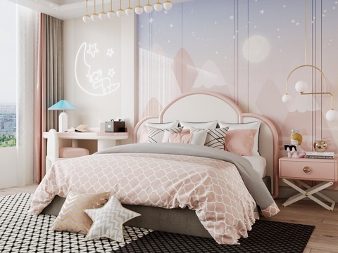 Modern kids Bedroom Girls Room