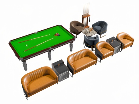 Modern billiard table