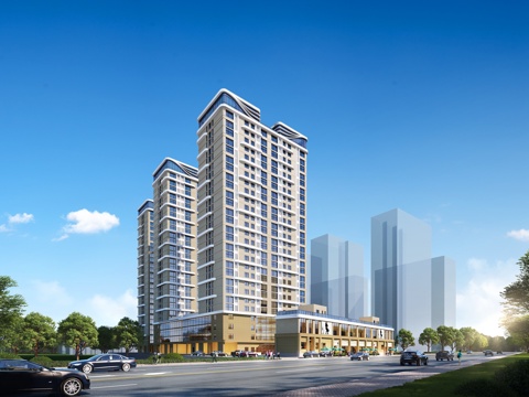 Modern Apartment Hotel Commercial Residential Complex