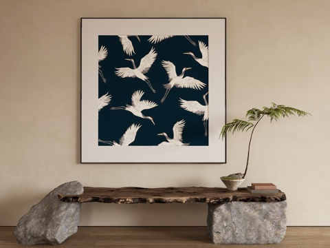 New Chinese Crane Painting Decorative Painting