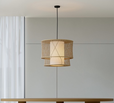 Japanese-style chandelier