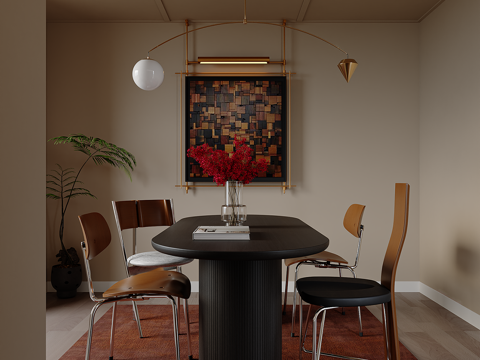 Mid-century Style DiningRoom