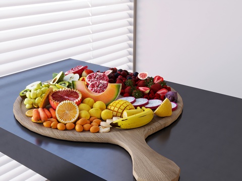 fruit vegetable fruit tray mango avocado strawberry pomegranate kiwi kumquat