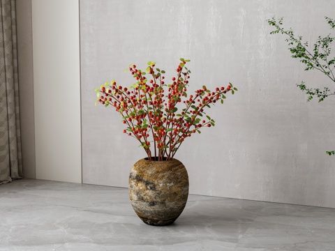 New Chinese Vase Flower Flower arrangement