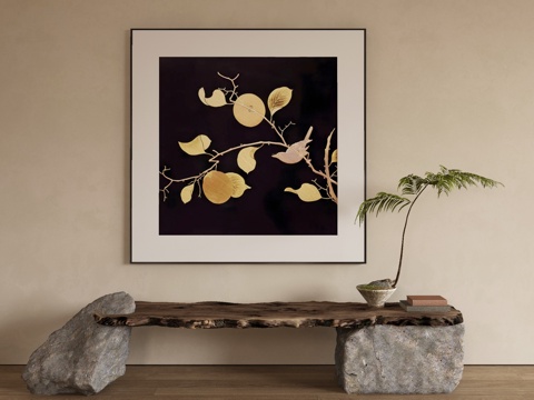 New Chinese Plant Painting Decorative Painting