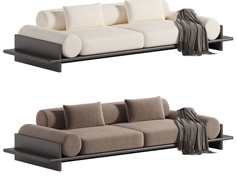 New Chinese-style Special-shaped Sofa Multi-person Sofa