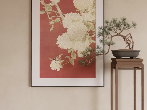 New Chinese Flower Painting Decorative Painting