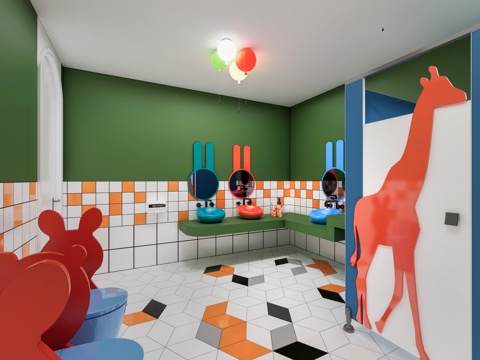 Modern Kindergarten Children's Toilet