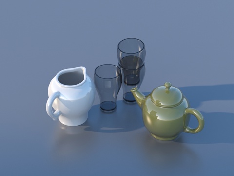 Cup Teapot Glass Cup Tea Set