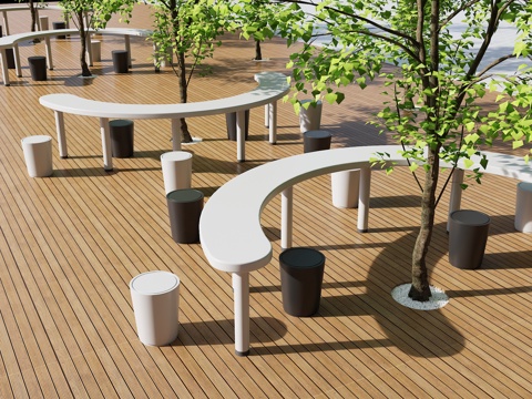 Outdoor Chair Tree Pool Chair Landscape Chair