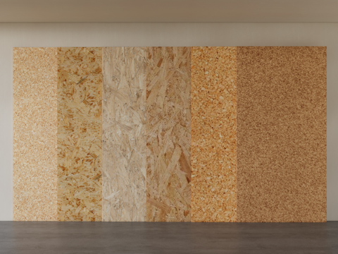 Modern wood veneer Ouspine cork board