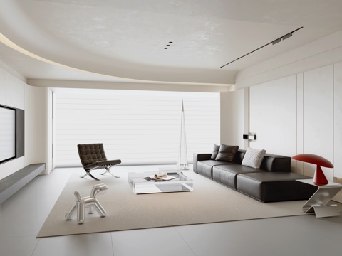 Modern Minimalist Living Room