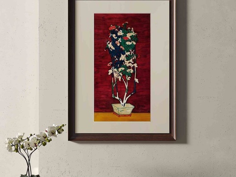 Middle Ancient Flower Painting Decorative Painting