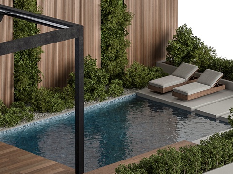 Modern Outdoor Natatorium