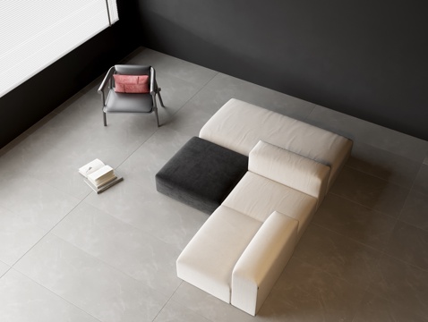 Corner sofa Multiplayer sofa