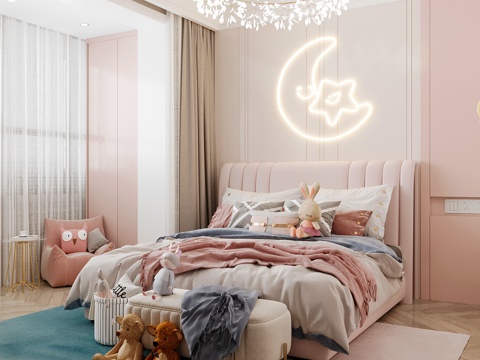 Modern kids Bedroom Girls Room