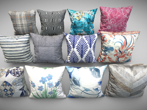 Modern Pillow Sofa Pillow Simple Pillow Pillow Combination Fabric Pillow