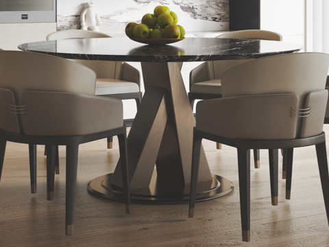 Italian Dining Table and Chair