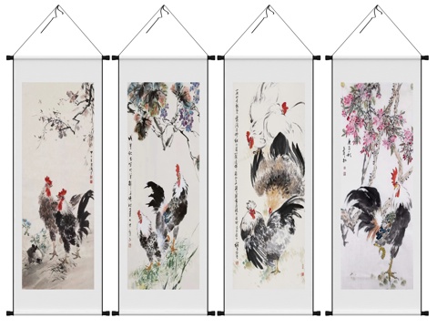 Chinese Scroll Calligraphy Painting Calligraphy Painting Decorative Painting