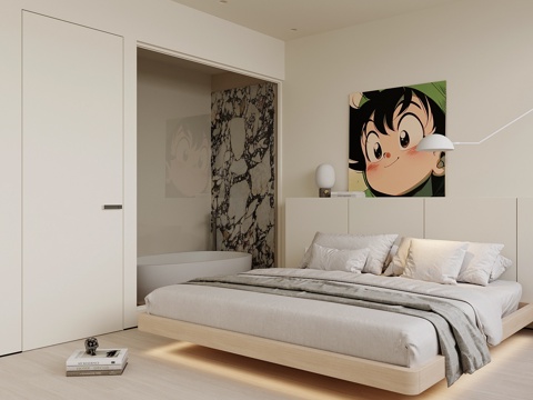 Modern Simple kids Bedroom Second Bedroom