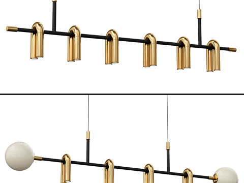 Modern craft chandelier