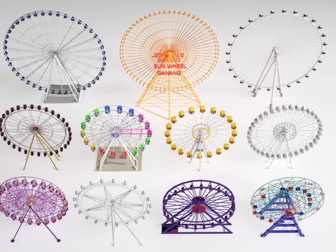 Modern Ferris Wheel Entertainment Equipment Amusement Equipment