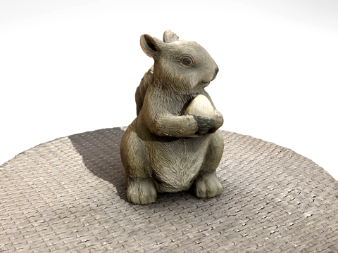 Animal Reptile Squirrel Squirrel Sculpture