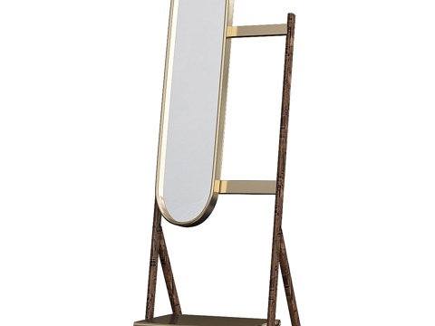 Neo-Chinese Style dressing mirror