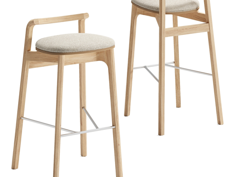 Nordic Simple Bar Stool Bar Chair