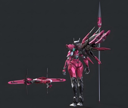 Maneuver Gundam Pink