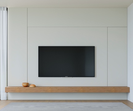 Modern Wall TV background