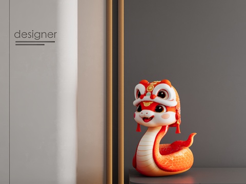 Year of the Snake Doll Year of the Snake Mascot Mascot Handset